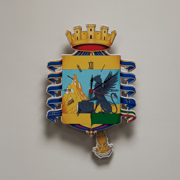 OROLOGIO PENDOLO STEMMA ARALDICO